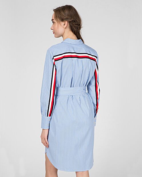 Tommy Hilfiger Платье Рубашка В Полоску Tommy Hilfiger Платье Рубашка В Полоску