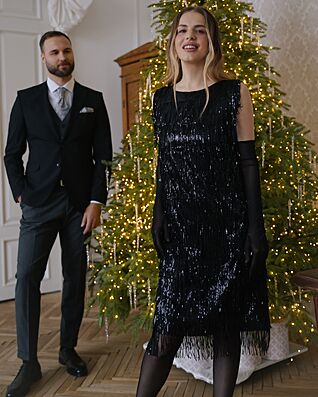 Платье-кокон